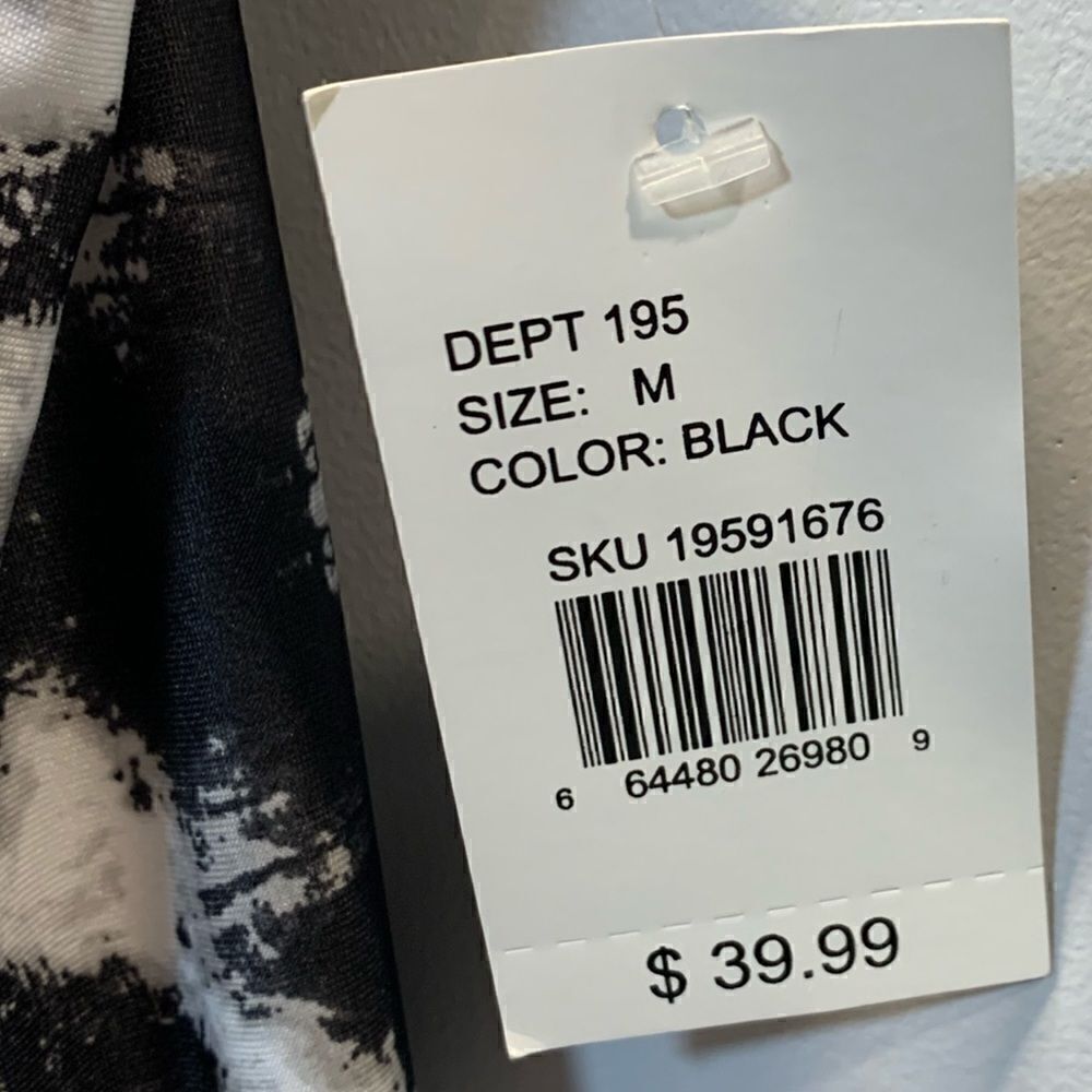 NWT LIVE AND LET LIVE BLACK/WHITE MAXI - Picture 4 of 11